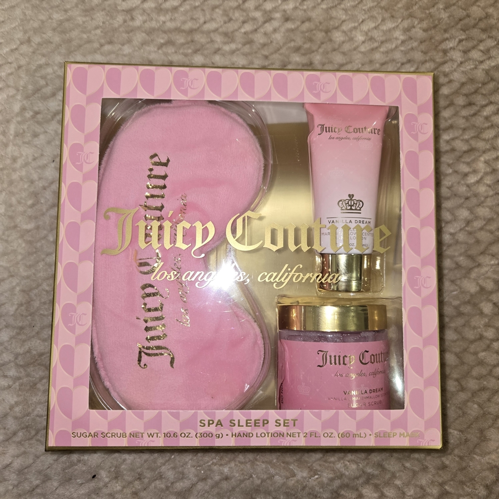 Juicy Couture Pink Spa Sleep Set Vanilla Dream Nee Sealed